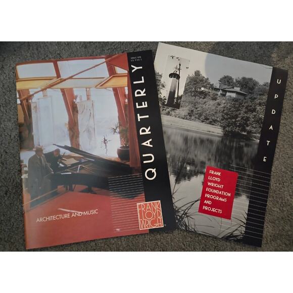 Vintage Frank Lloyd Wright Quarterly Spring 1998 Volume 9 No 2 with Extra Insert - Picture 4 of 8